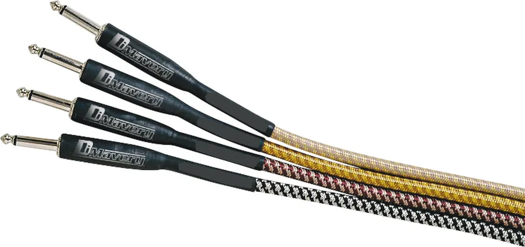 Câble Audio 3m pour Guitare Électrique et Basse Usage Scène et Studio - 3