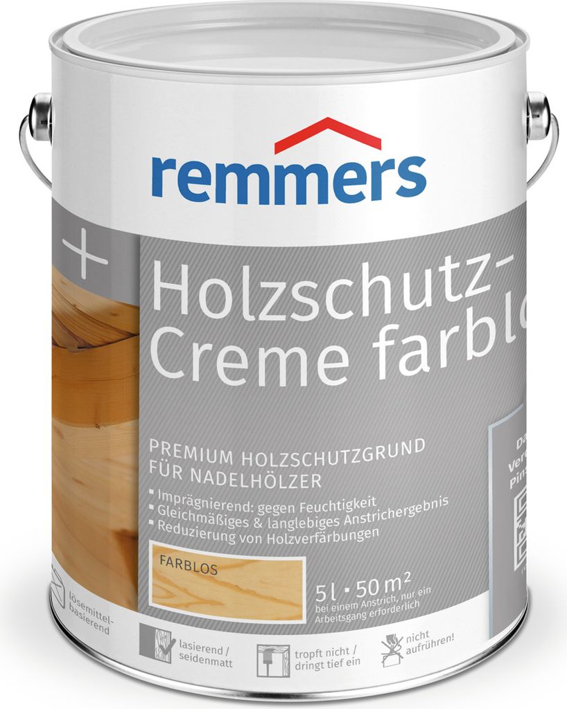 Remmers Ochranný krém na dřevo bezbarvý 5 l Obrázek produktu 3