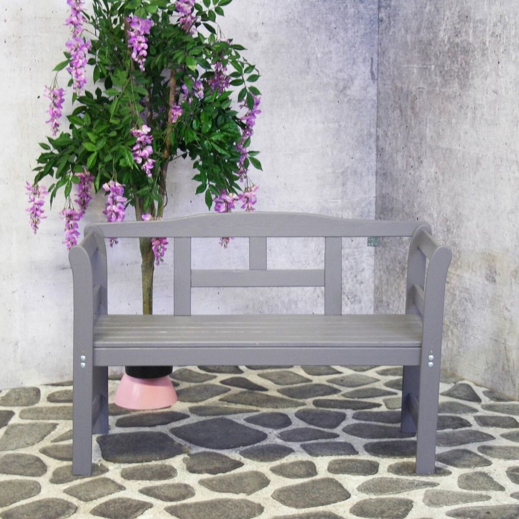 Gartenbank SenS-Line Friesenbank 2 Sitzer 113 x 40 x 75 cm Produktbild 4
