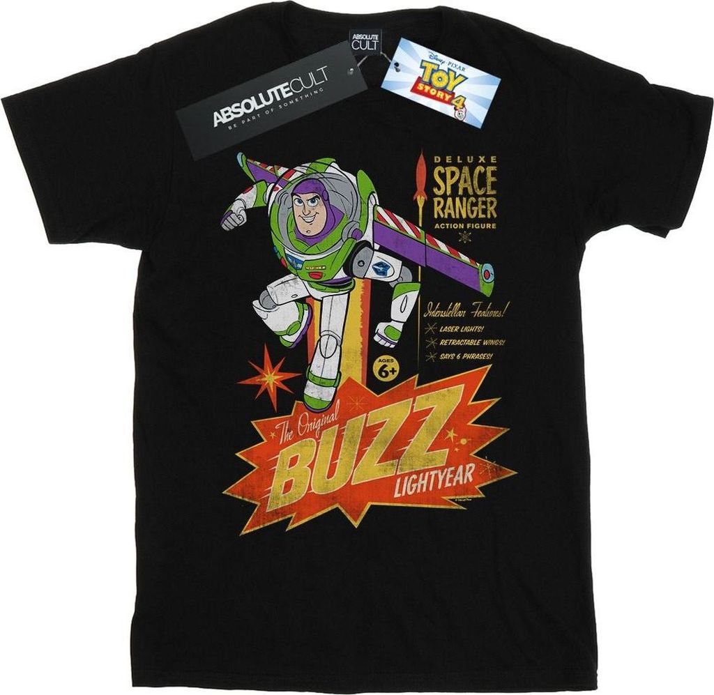 Disney - "Toy Story 4 The Original Lightyear" T-Shirt für Mädchen BI41718 (116) (Schwarz)