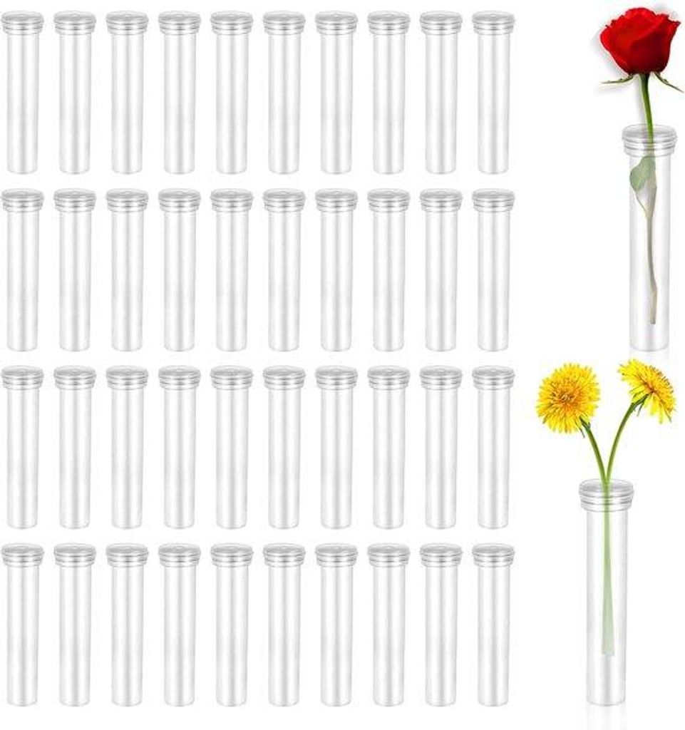 Herbruikbare Bloembuisjes - 100 Stuks - 7 cm - Wit - Duurzaam en Praktisch
