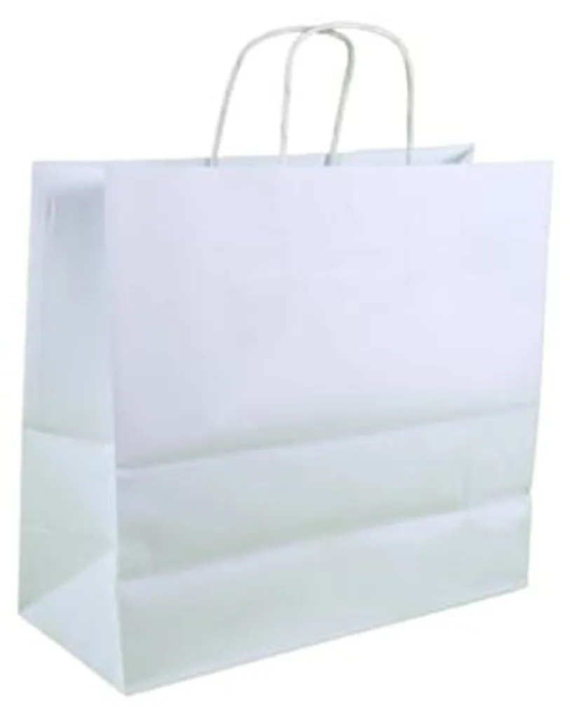 Sachet en papier blanc 35 cm lot de 100 pour emballer sans plastique net