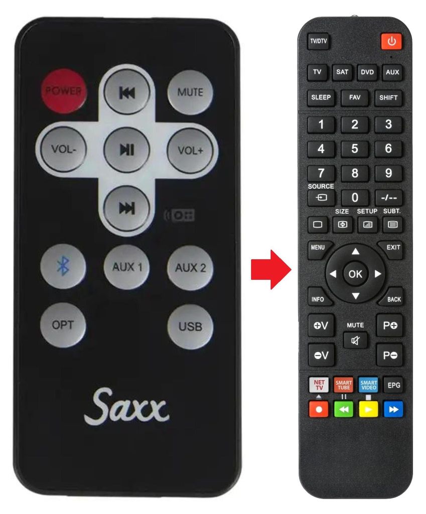Fernbedienung geeignet für SAXX AS30
