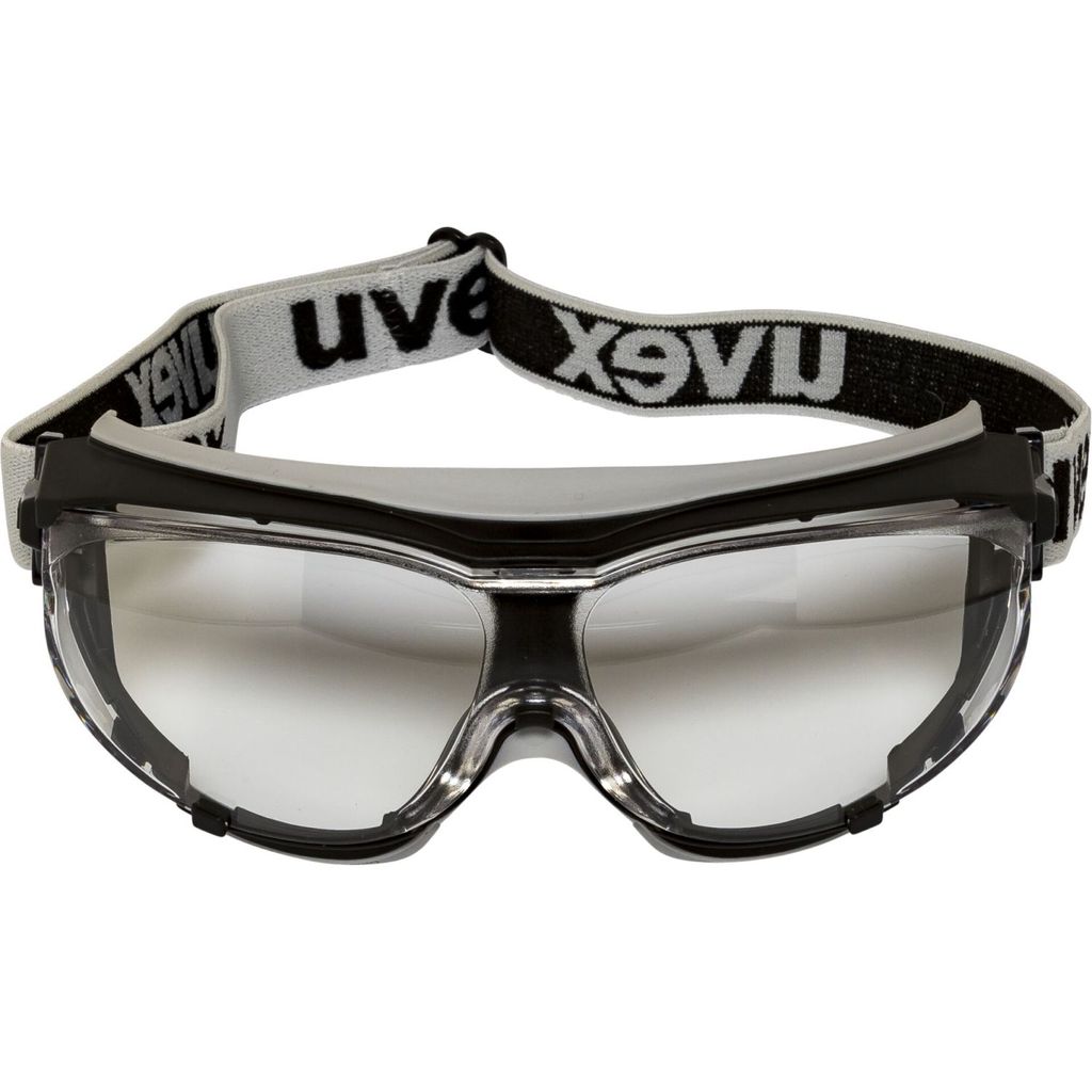 UVEX carbonvision grau schwarz Schutzbrille Arbeitsschutzbrille Vollsichtbrille 