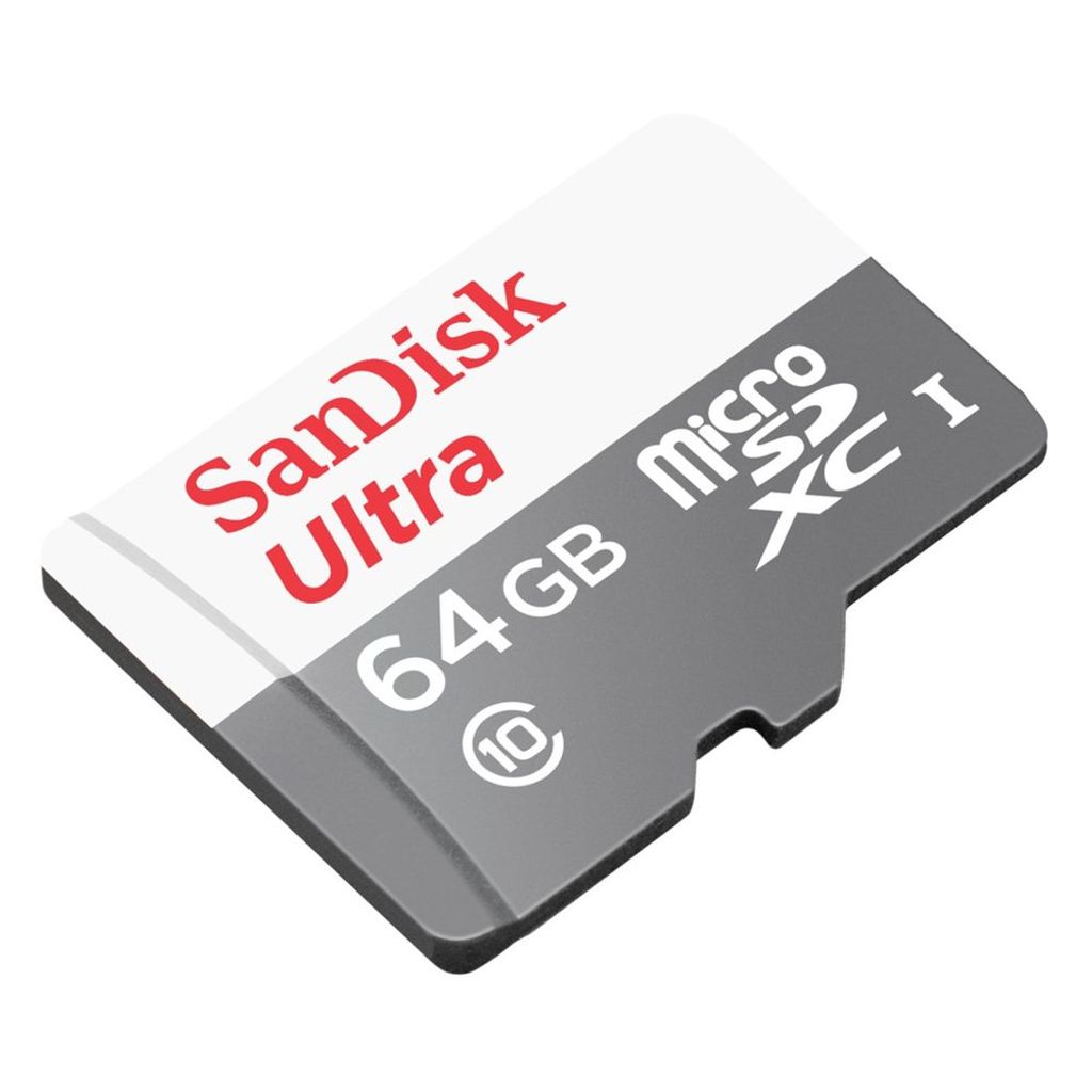 SanDisk Ultra® microSDHC™ UHS-I Speicherkarte + Adapter– 64 Produktbild 