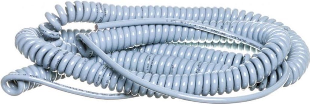 LappKabel Spiralkabel ÖLFLEX SPIRAL 400 P 2000 mm / 6000 mm 7 x 0.75 mm² Grau 70002729 1 St
