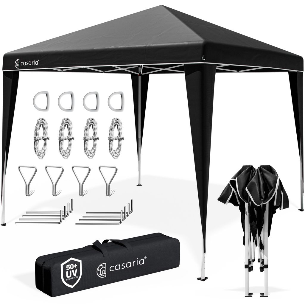 CASARIA Pavillon Capri 3x3m Pop-up Schwarz Produktbild 