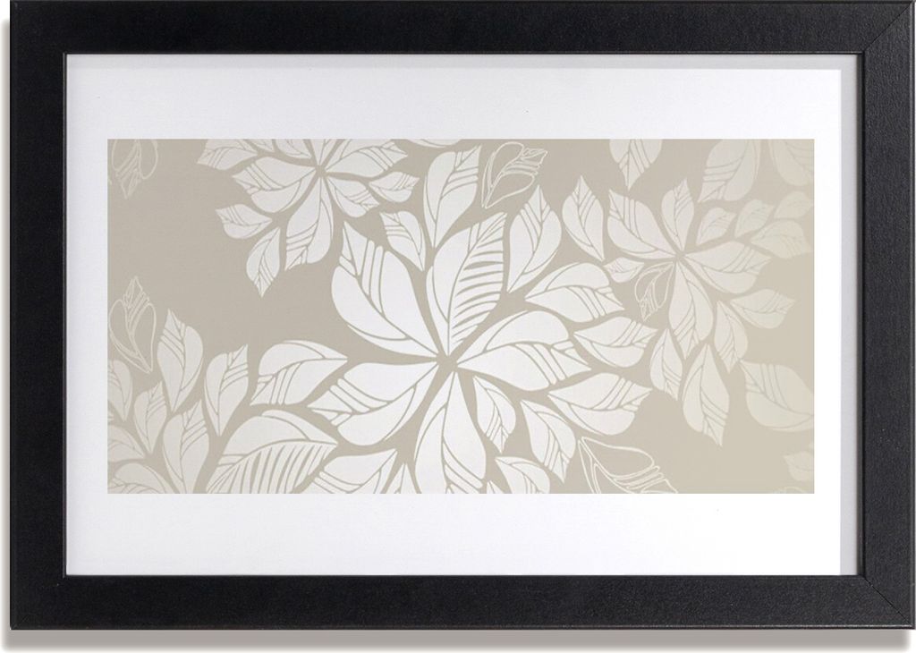 Bild 30x20 MDF-Rahmen Wandkunst Kunstwerk Blumen