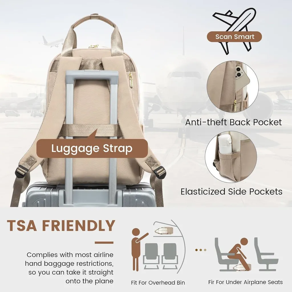 Sac à dos ordinateur 17 pouces imperméable avec compartiments multiples