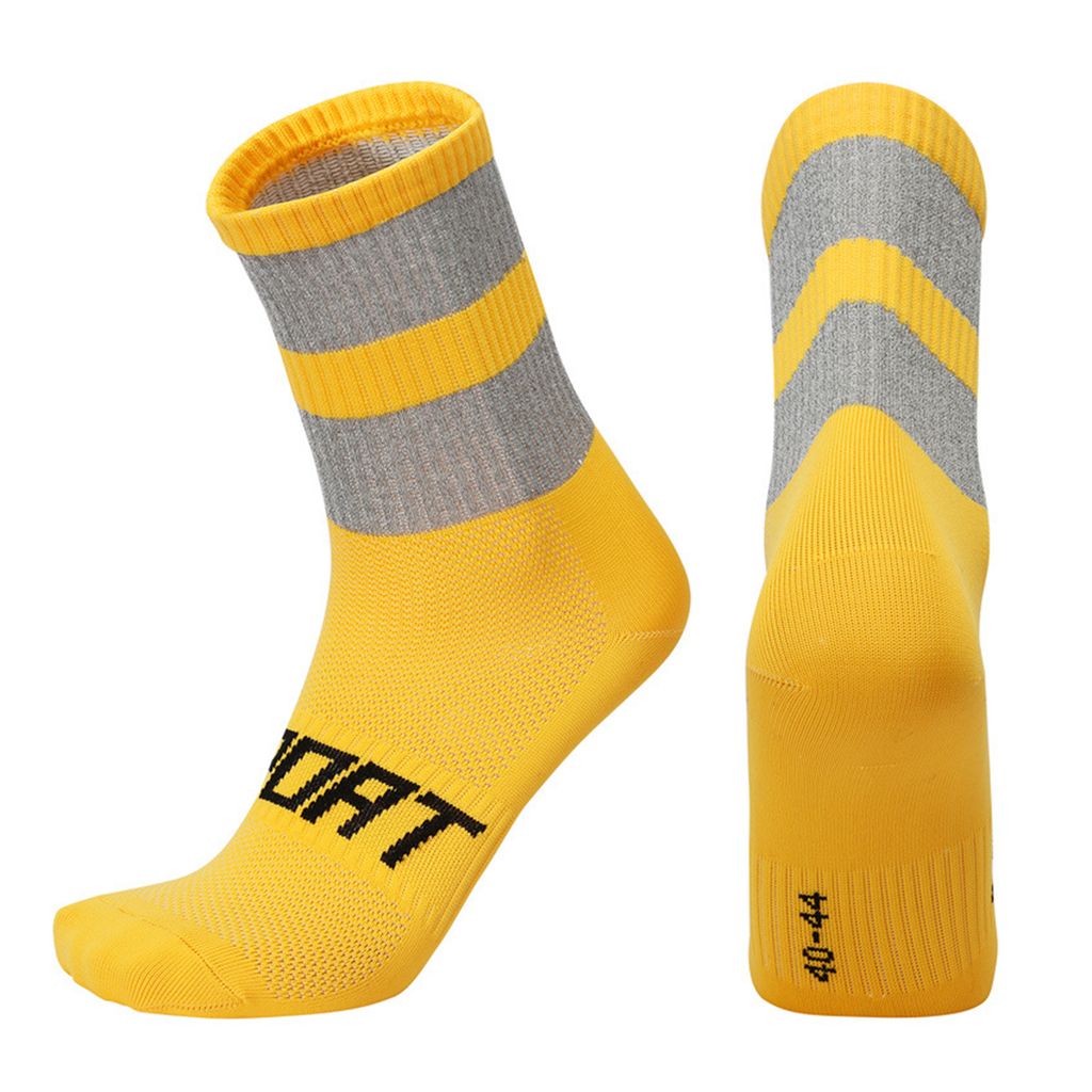 1 Paar reflektierende Fahrradsocken für Herren und Damen, atmungsaktiv, schweißabsorbierend, lange Netzsocken, elastisch, weich, für den täglic...