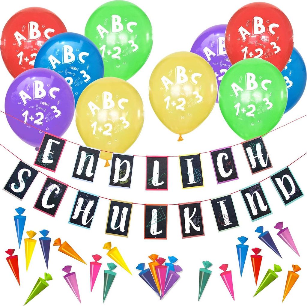 Oblique Unique Schuleinführung Schulanfang Einschulung Deko Produktbild 