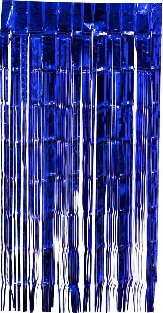 Lametta Vorhang 50x100cm, Farbauswahl:blau Produktbild 