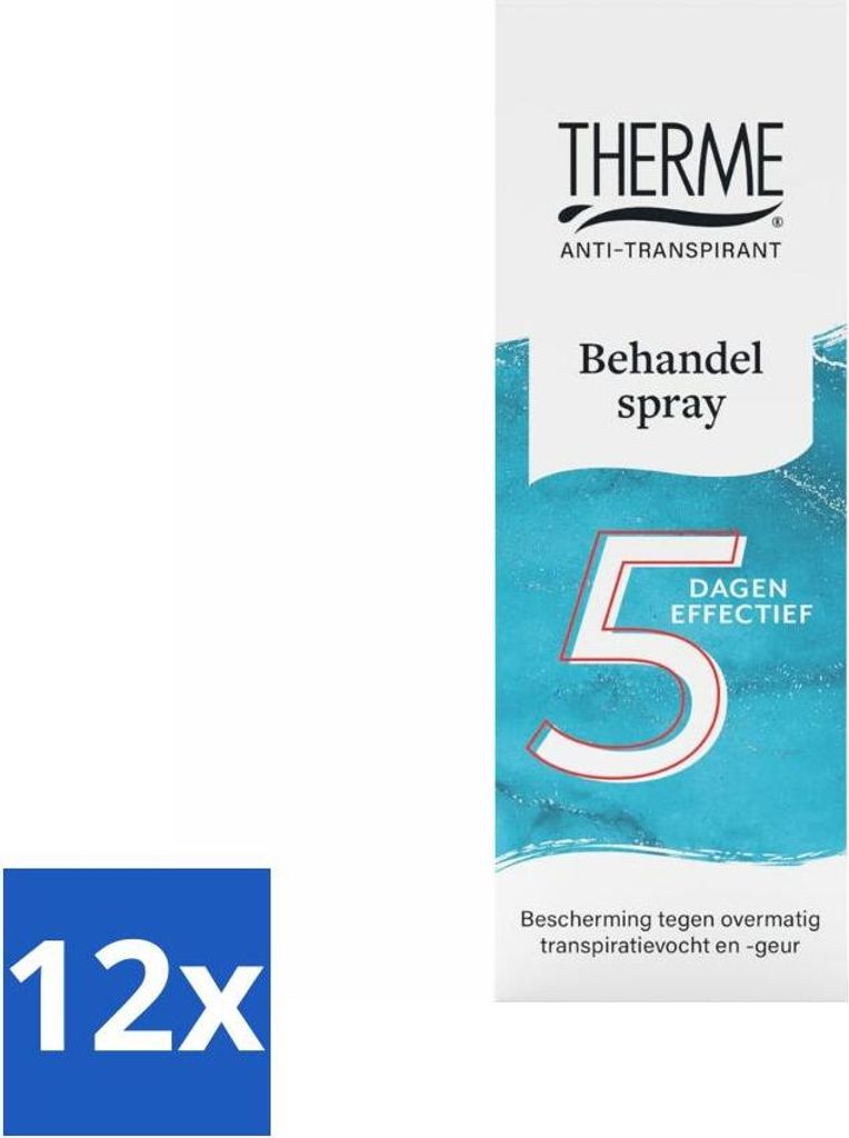 Therme - Antitranspirant - Pflegespray - Erfrischend - Pflegend - 25ml - Vorteilspack - 12 Stücke
