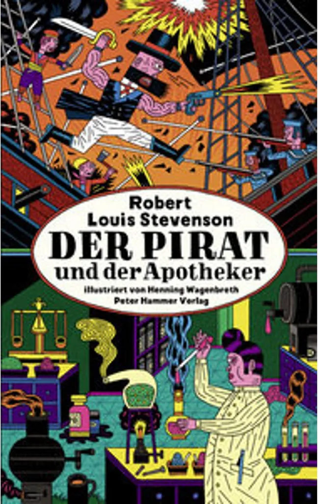 Der Pirat und der Apotheker livre illustré par Robert Louis Stevenson