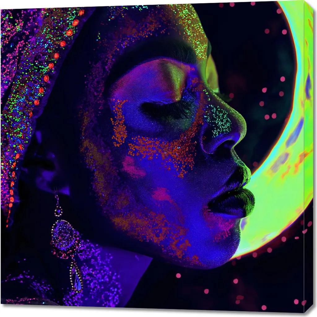 Quadro 90x90 cm Stella nella persona