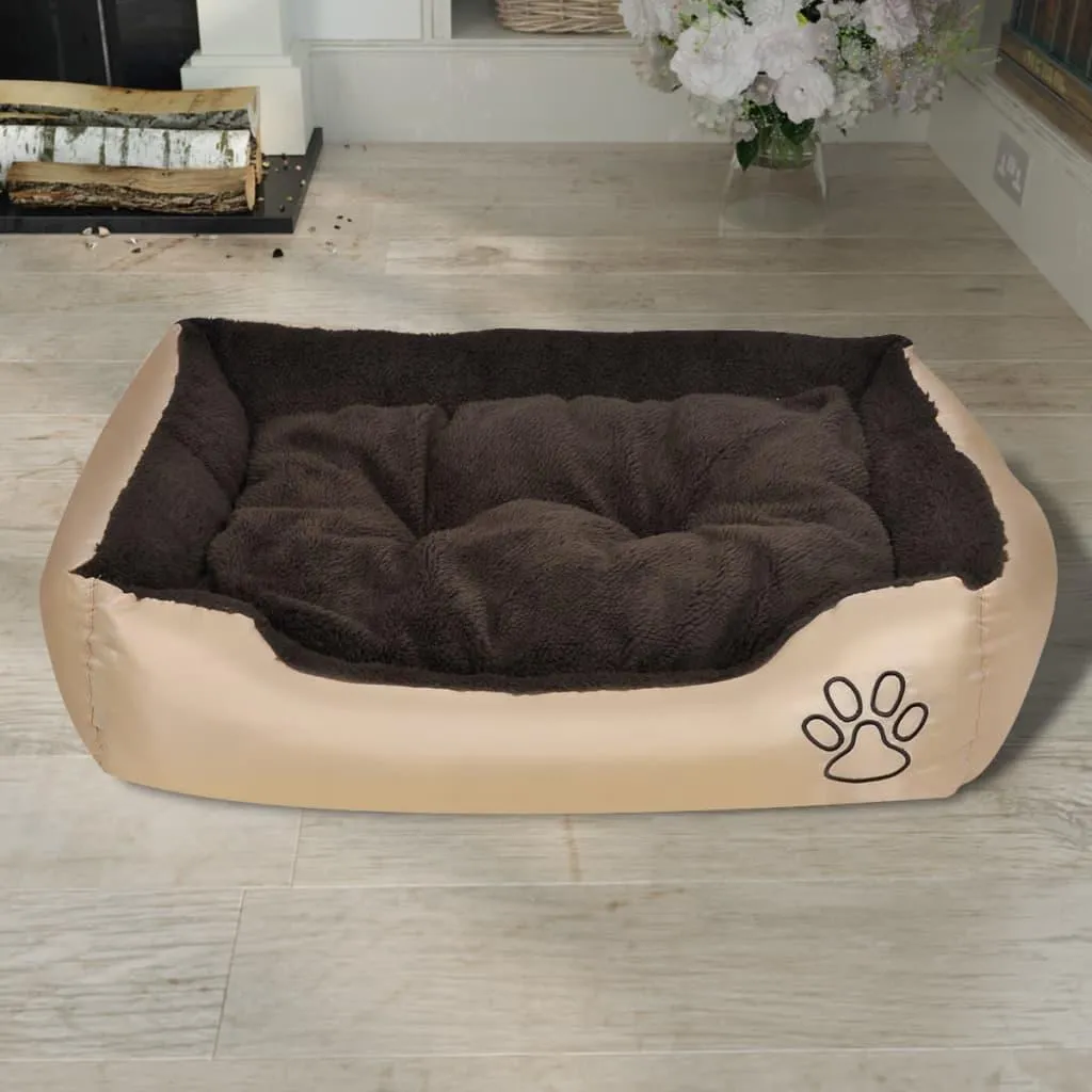 Miglior Prezzo vidaXL Lettino Cane XL: Cuccia Calda con Cuscino