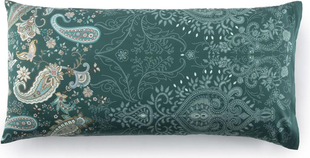 Bassetti Satin-Kissenhülle einzeln MONNALISA Farbe VERDE V1 Größe 40x80