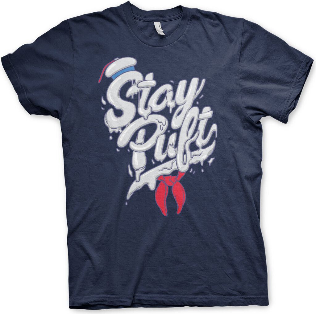 Ghostbusters - Stay Puft T-Shirt - X-Large - Navy