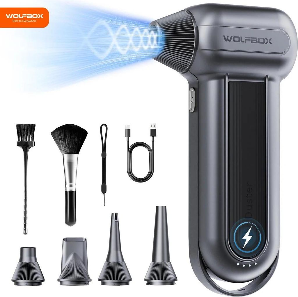 Elektrischer Druckluft-Staubbläser - MF100 Air Duster - 150000 U/min - Wiederaufladbar - Lange Akkulaufzeit - Gold