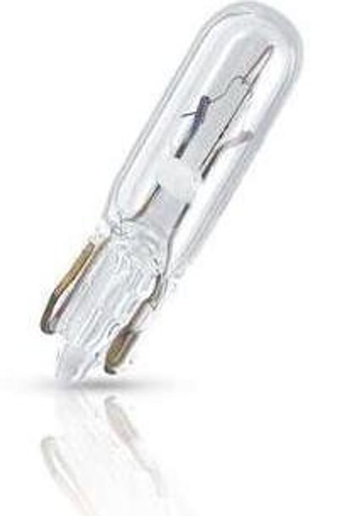 2x PHILIPS Innenraumleuchte Glühlampen W1,2W Glassockellampe 12V 1,2W W2x4.6d 12516B2