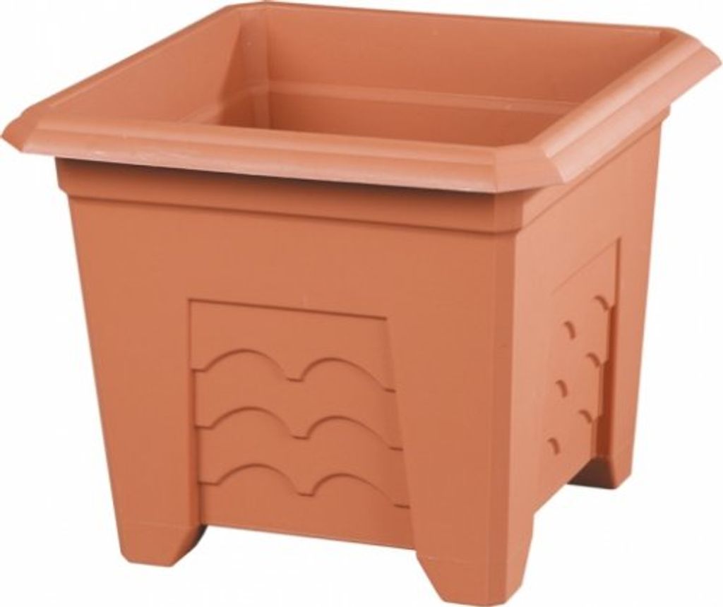 Cache-pot TERRISSIMA plastique terre cuite 50x50x39cm Image du produit 
