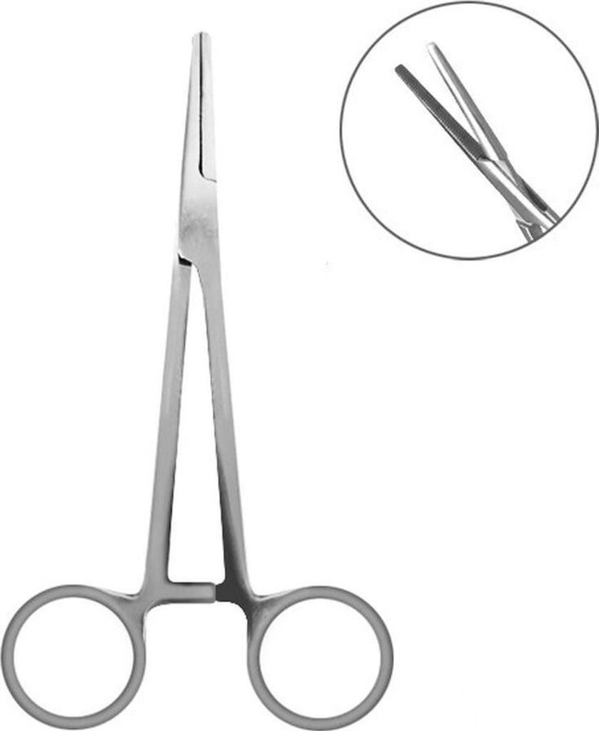 Delphin Straight Forceps 17,5 cm Pean