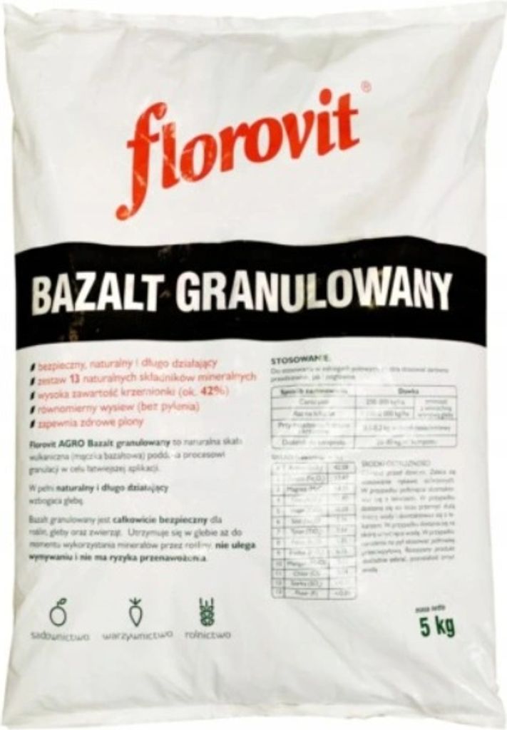 A white bag of fertilizer with text and graphics.