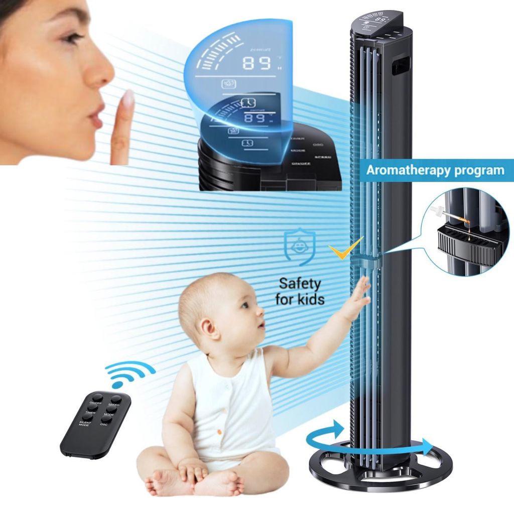 Ventilatore a colonna | 75 W Ultra | Telecomando | Modalità Immagine del prodotto 