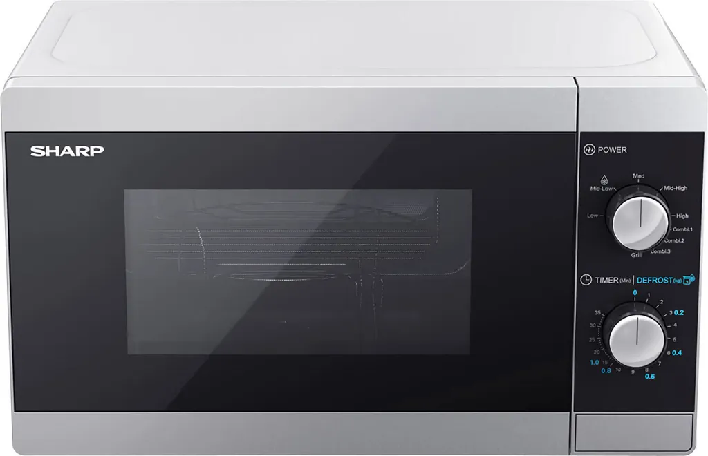 Sharp Microonde YC-MG01E-S Argento con Grill | Risparmia Tempo - 21