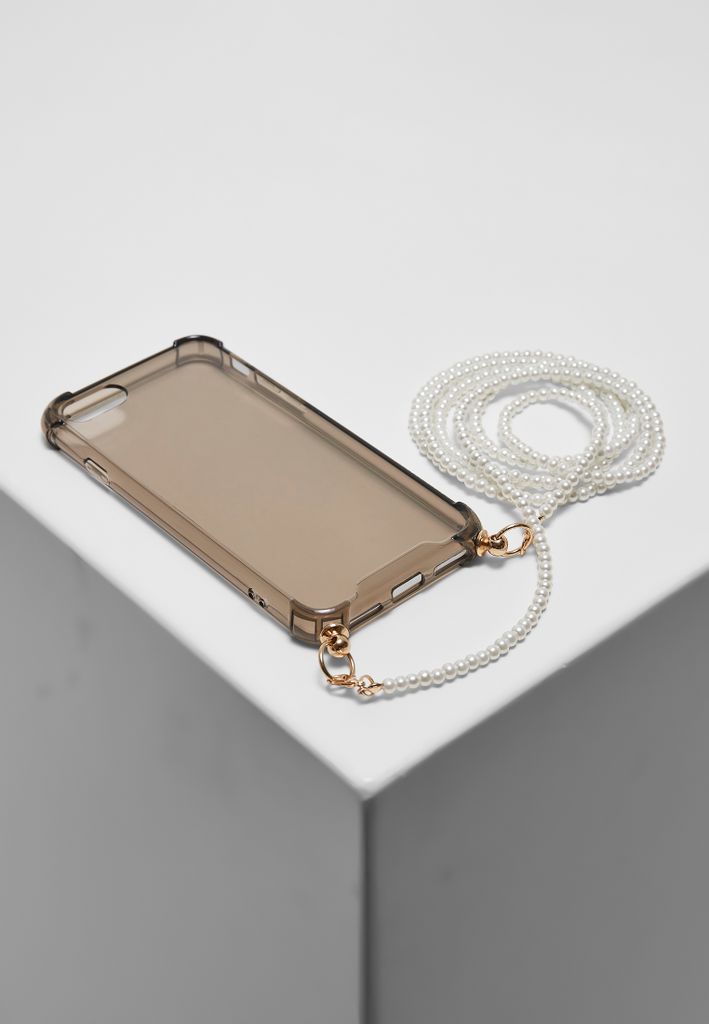 Urban Classics TB4334 | Phonecase with Pearl Necklace I Phone 6/7/8 One Size - Farbe: Black - Größe: One Size