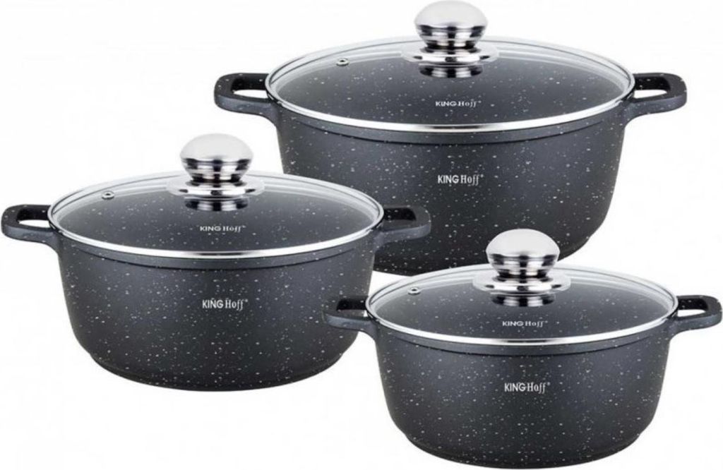 Kinghoff Mramorová Sada Hrnců Kh-1606 Obrázek produktu 