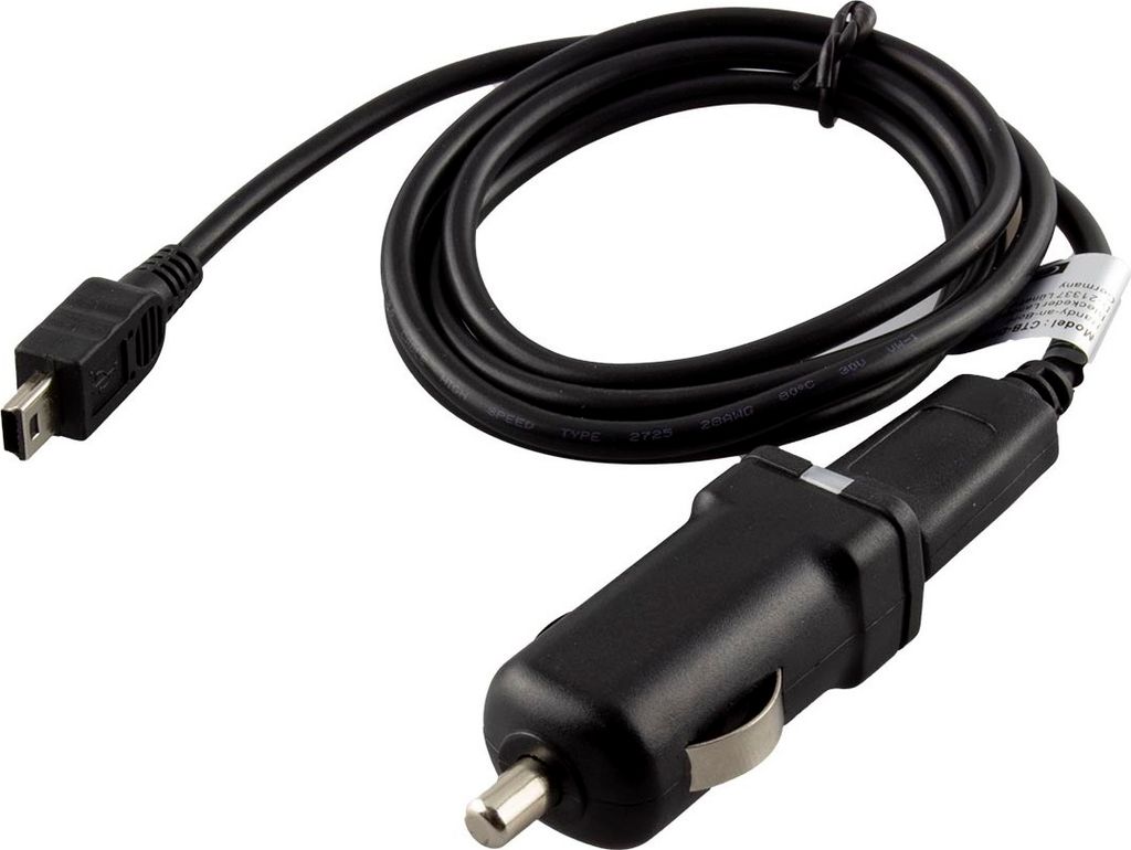 caseroxx KFZ Auto Ladegerät passend für Awesafe 7" Zoll GPS Navigationsgerät, Auto PKW LKW Mini USB Ladegerät mit 1.0 Ah Ausgangsleistung