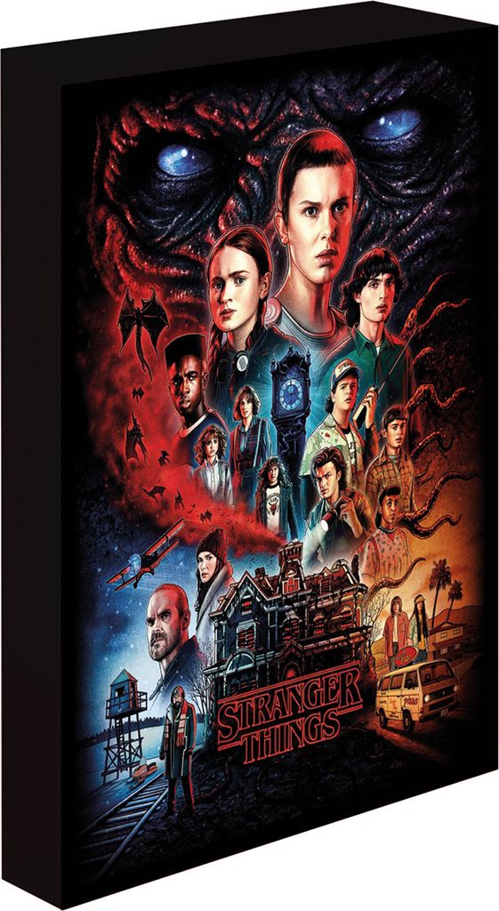 LED-Leuchtbild 30x40 cm, Stranger Things Produktbild 