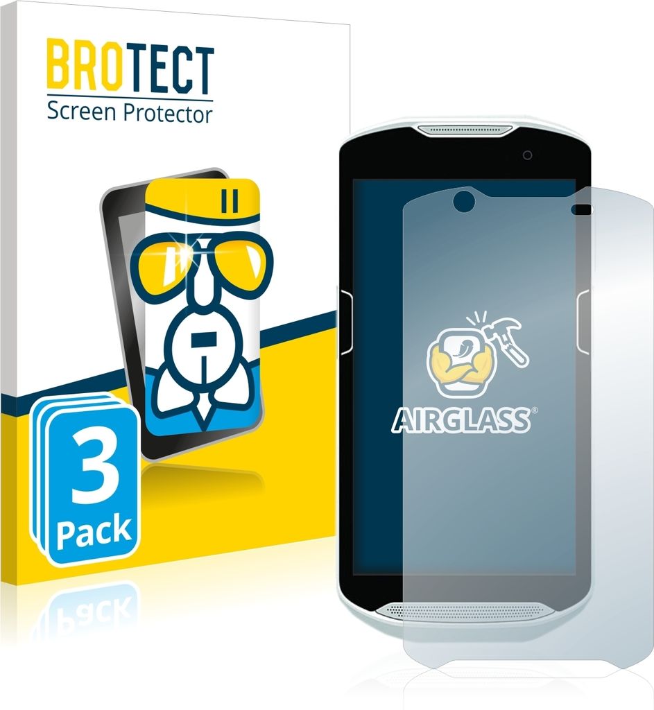 3x BROTECT Schutzglas für Zebra TC52 Schutzfolie Panzer Folie Glas Display Schutz klar