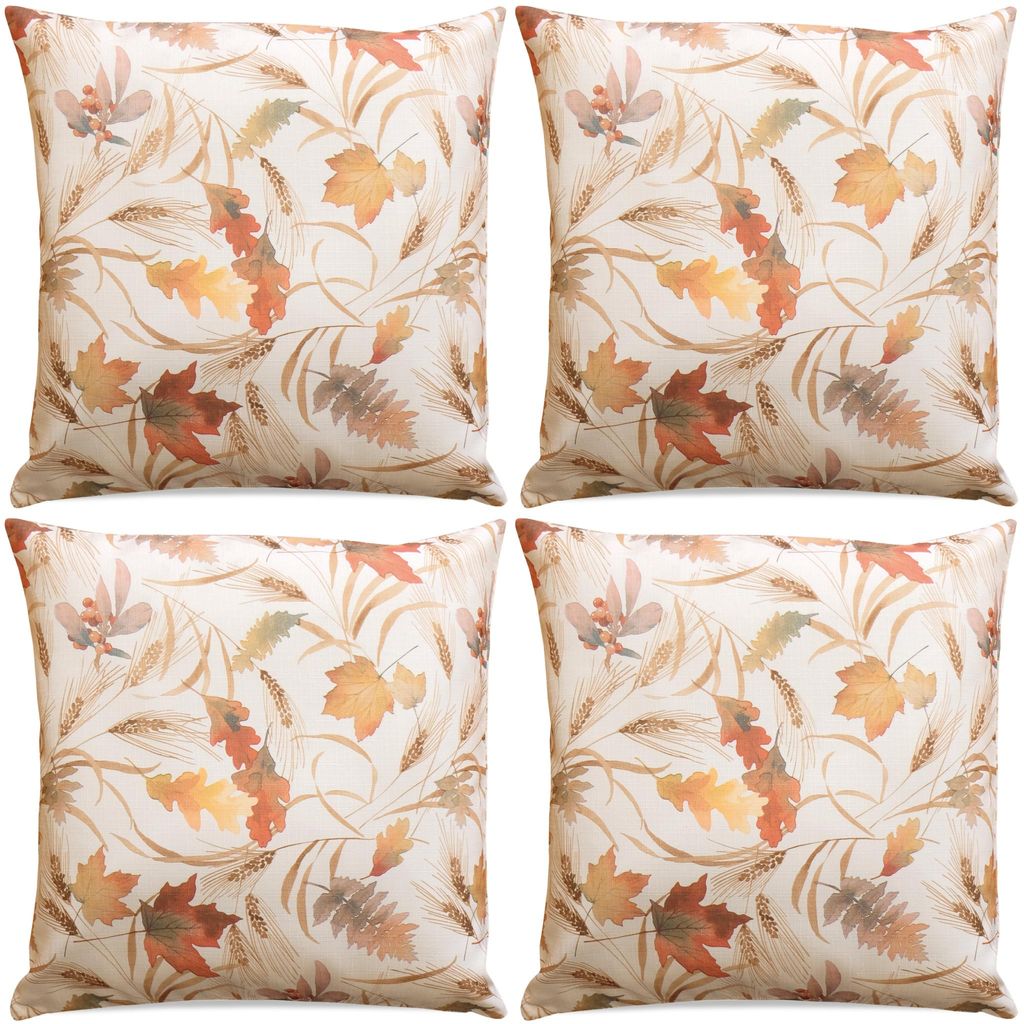Set van 4 kussenslopen, 40x40 cm, met een vintage Productafbeelding 