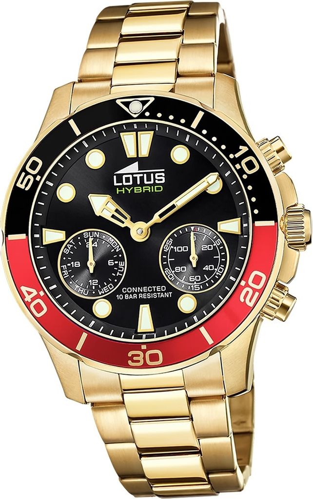 Lotus Edelstahl Herren Uhr Armbanduhr gold Sport Elegant Classic D2UL18802/4