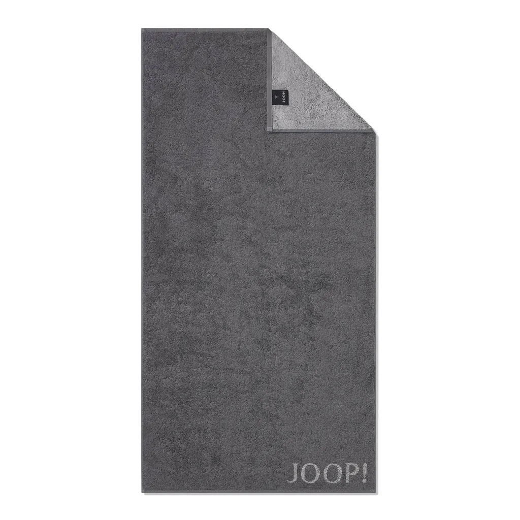 Serviette JOOP! 1600 Anthracite 50x100cm : Adieu les serviettes rudes