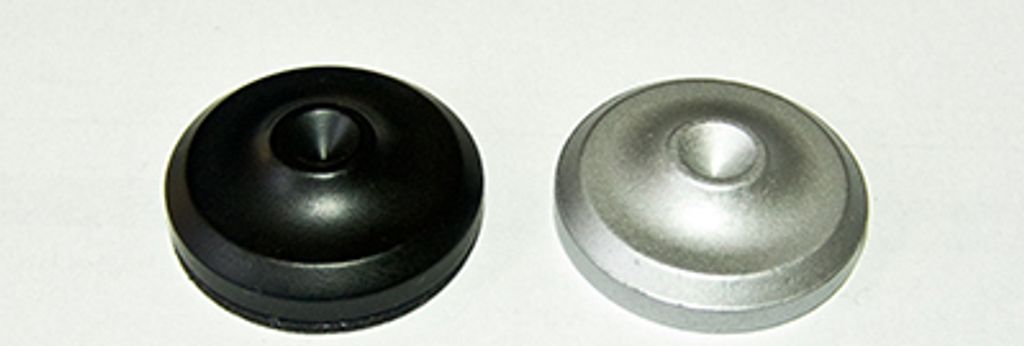 Spikes-Untersetzer schwarz, Nicht selbstklebend