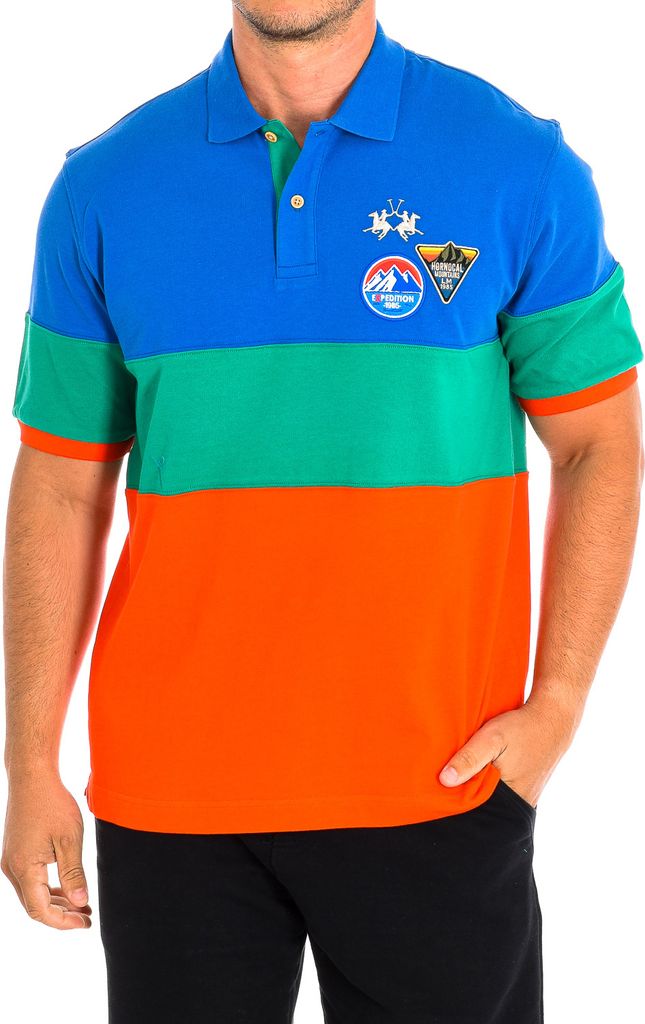La Martina Kurzarm-Polo TMP318-JS303 Mann