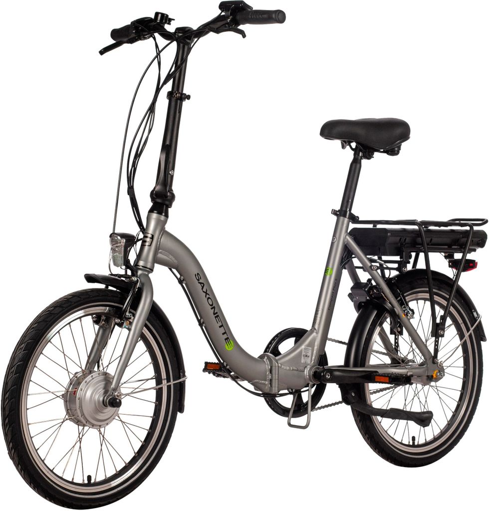 SAXONETTE E-Bike Faltbike, 20Zoll, Frontmotor, 375 Wh Akku Produktbild 2