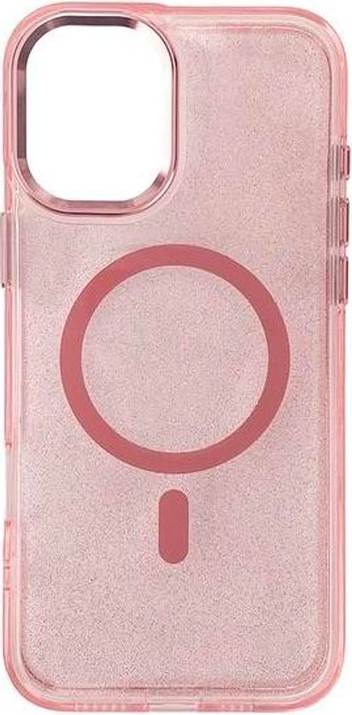 Etui Brokatowe Glitter Case Z Magsafe Na Samsung Galaxy A26 5G - Różowe