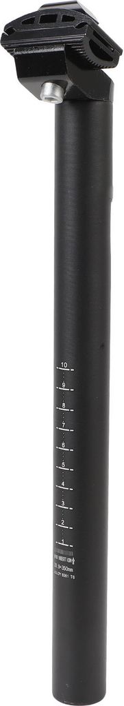 Fahrradsattelstütze, 350mm, Aluminiumlegierung, leicht, für Mountainbike/Rennrad/Fixie, Durchmesser 30,9mm