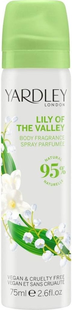 Yardley London Deospray Lily of the Valley 75ml Produktbild 