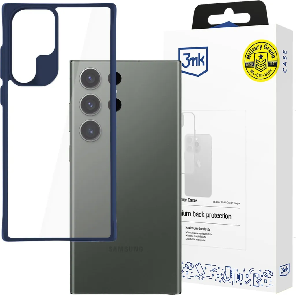 Custodia 3MK Satin Armor+ S24 Ultra Blu: Recensione e Specifiche Tecniche