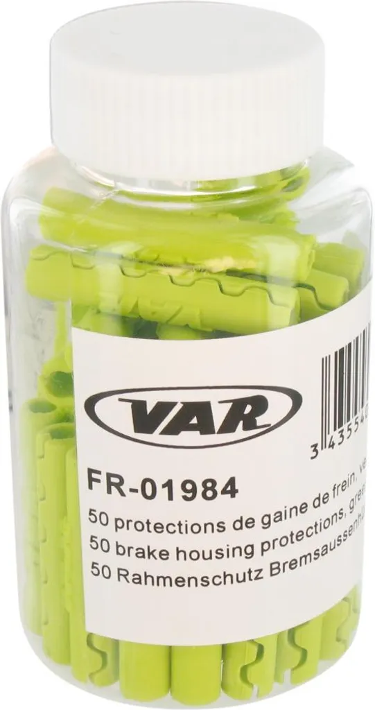 Capuchons de gaine VAR 5mm vert en aluminium pour câbles de vélo x50