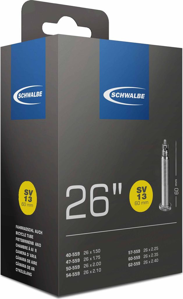 Schwalbe Tube 1,5 -2,5''-40-60 mm Rura rowerowa 60.0 Presta Zdjęcie produktu 