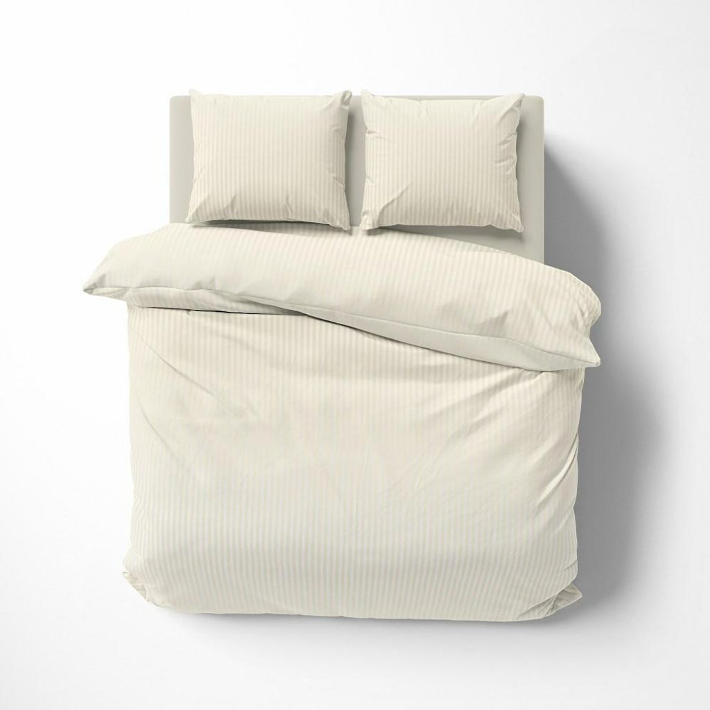 Deco4Home pościel Satin Pure | 220x200cm | Ecru Zdjęcie produktu 
