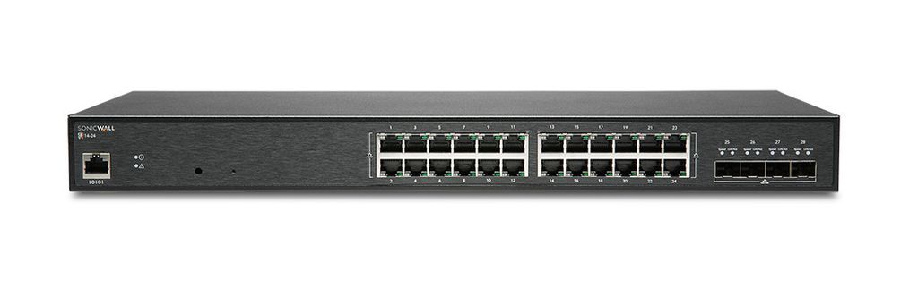 SonicWALL SWS14-24 - Managed - L2 - Gigabit Ethernet (10/100/1000) - Rack-Einbau - 1U