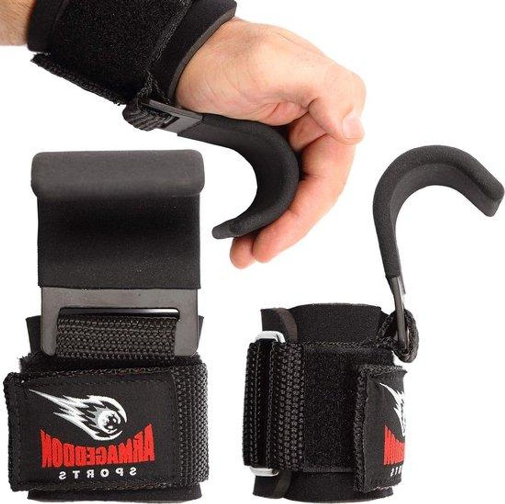 Gewatteerde polsbandages für maximale Grip - Premium-Handschuhe - Fitness-Gym Gewichtheben Kräftetraining - Pull-up, Deadlifting, Shrug-Handschuhe