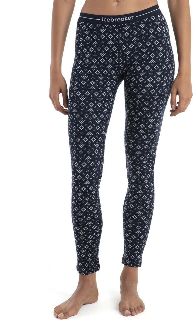 Icebreaker Merino 260 Vertex Thermo-Leggings First Snow Damen dunkelblau S